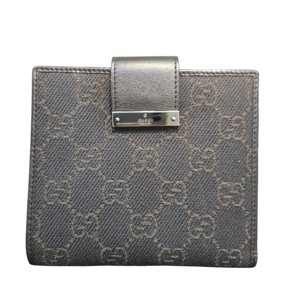 Gucci Monogram Canvas Wallet